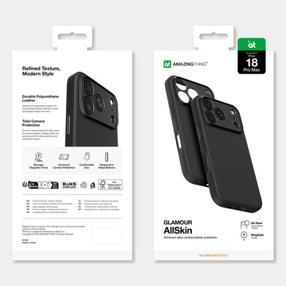 AmazingThing Glamour AllSkin iPhone 18 Pro Max Case with Camera Cover, MagSafe Compatible - Black_11