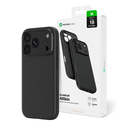 AmazingThing Glamour AllSkin iPhone 18 Pro Max Case with Camera Cover, MagSafe Compatible - Black_0