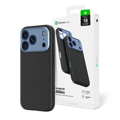 AmazingThing Glamour AllSkin iPhone 18 Pro Max Case with Camera Cover, MagSafe Compatible - Blue_0