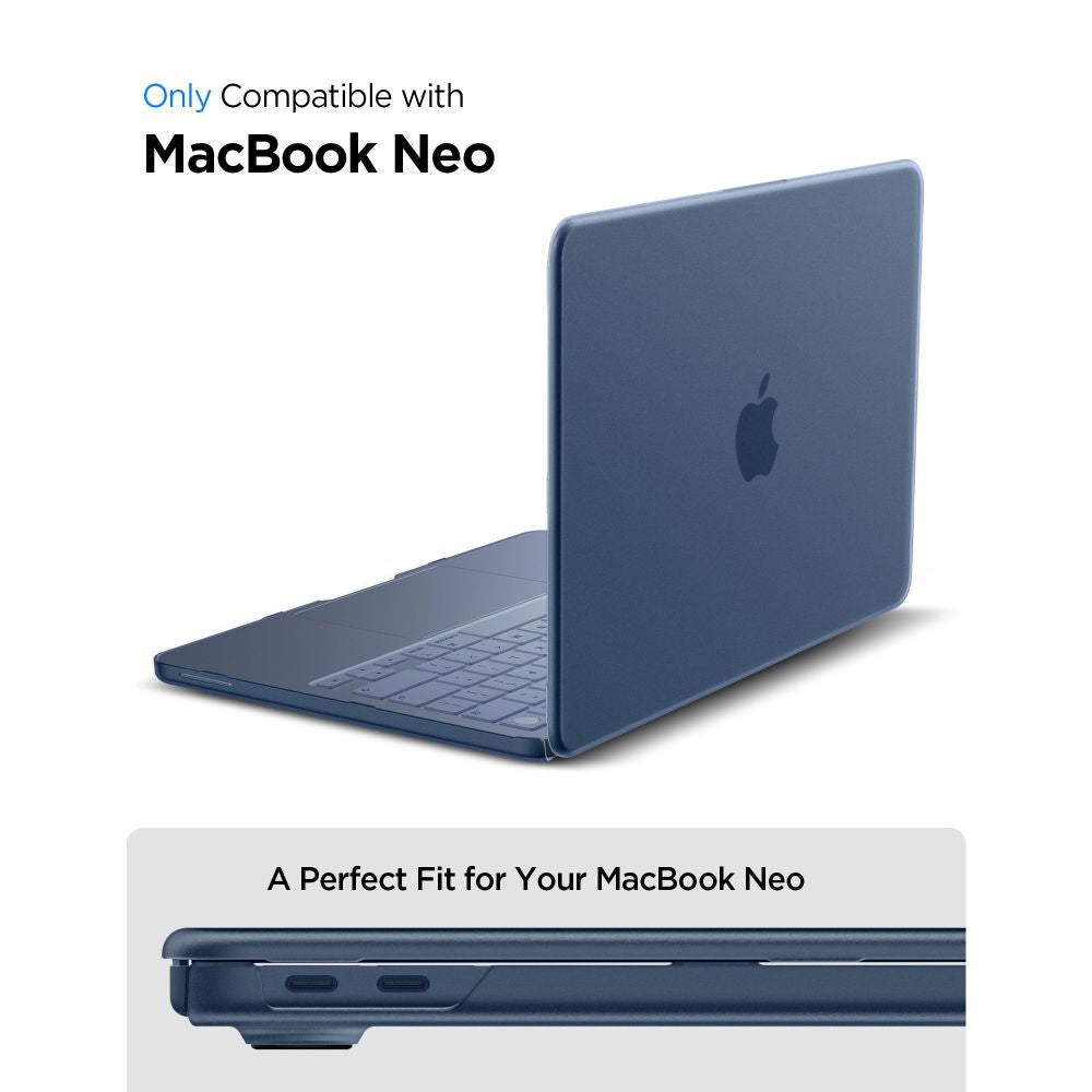 Spigen AirSkin Case for MacBook Neo 13" 2026 - Matte Navy Blue_5