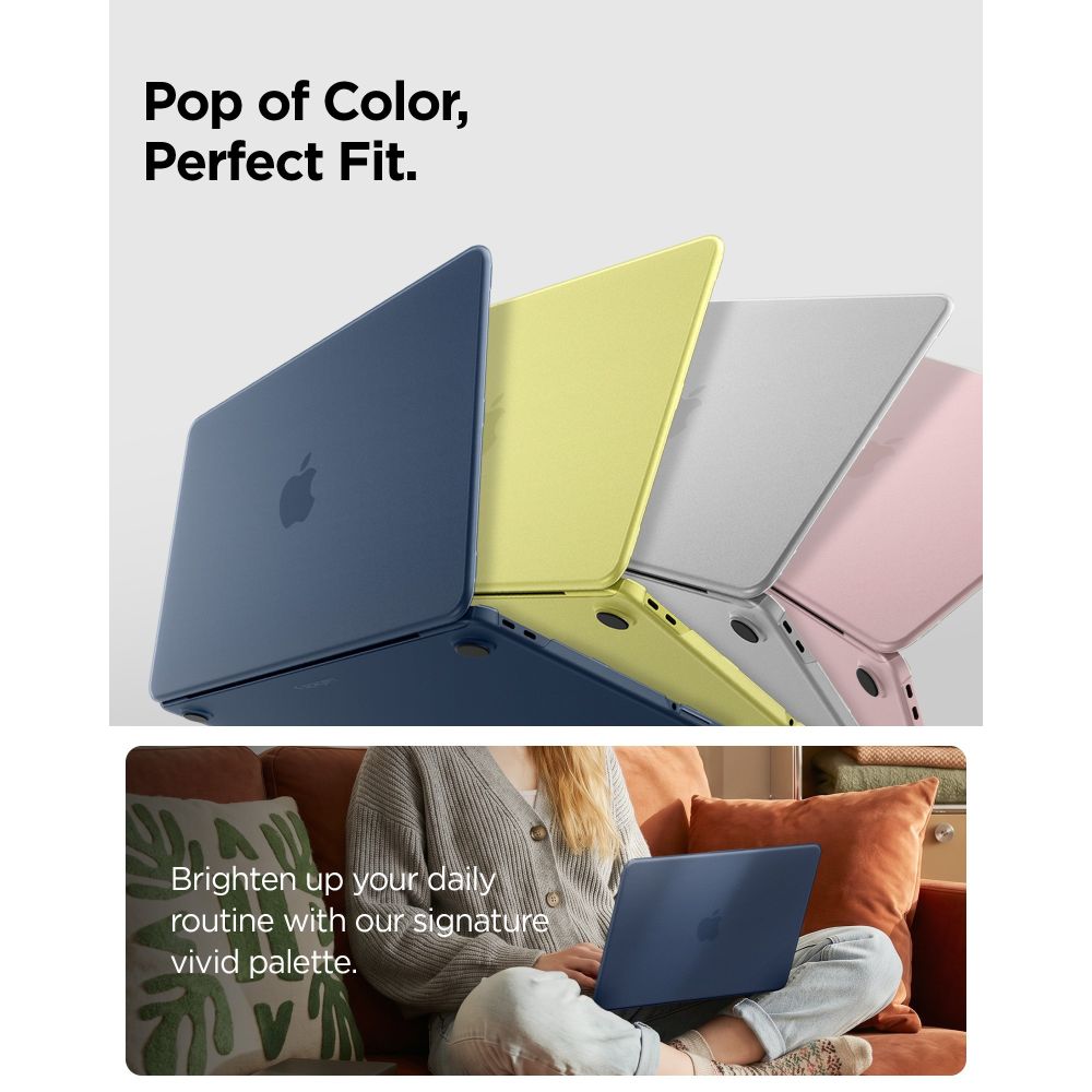 Spigen AirSkin Case for MacBook Neo 13" 2026 - Matte Navy Blue_6