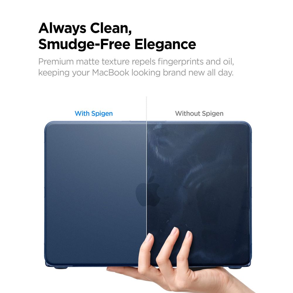 Spigen AirSkin Case for MacBook Neo 13" 2026 - Matte Navy Blue_8