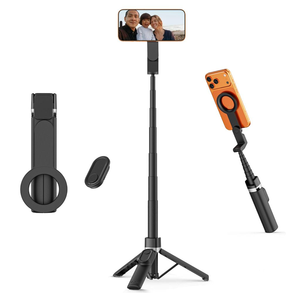 Tech-Protect L11S MagSafe selfie stick - black_4