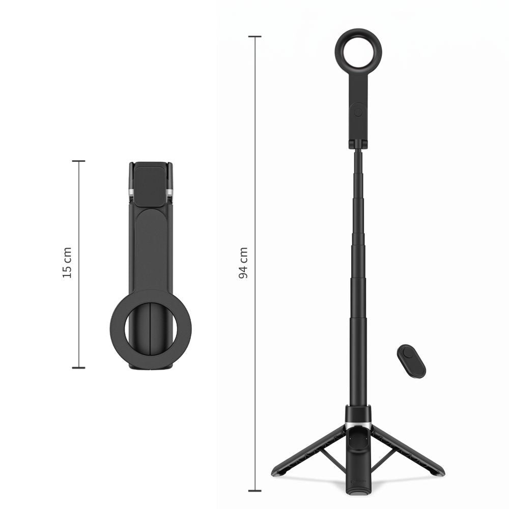 Tech-Protect L11S MagSafe selfie stick - black_6