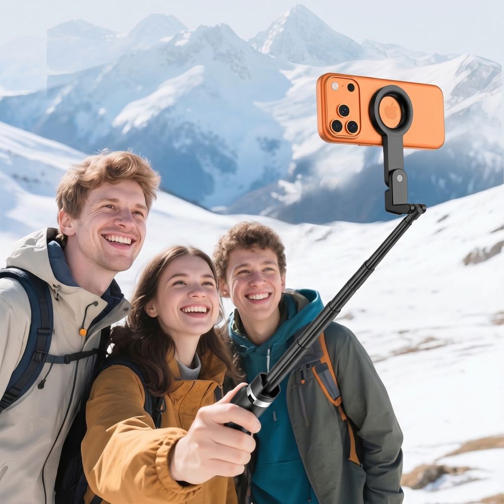 Tech-Protect L11S MagSafe selfie stick - black_8