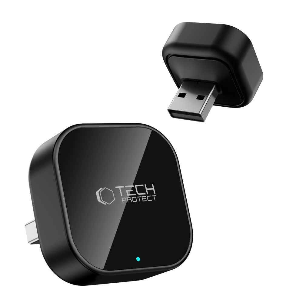 Tech-Protect Ultraboost CA01 USB Bluetooth 5.4 Apple CarPlay / Android Auto adapter - black_2
