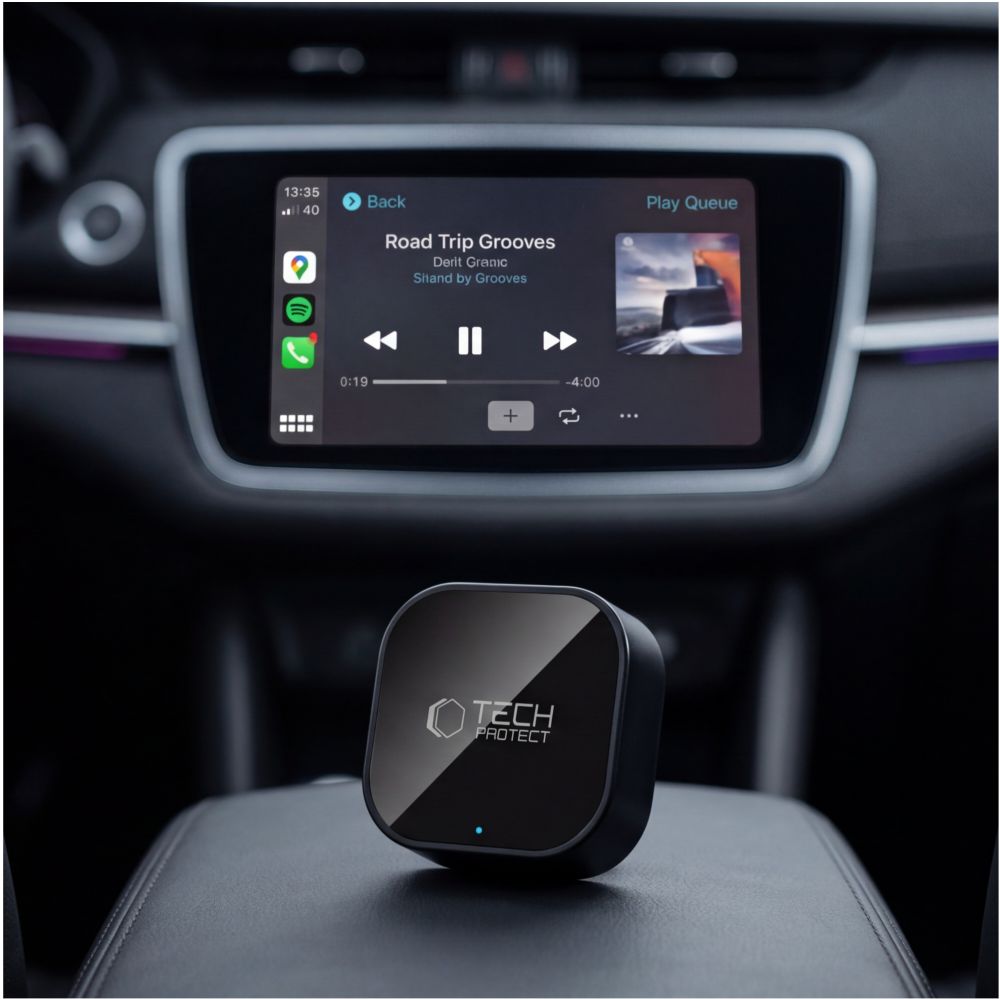 Tech-Protect Ultraboost CA01 USB Bluetooth 5.4 Apple CarPlay / Android Auto adapter - black_7