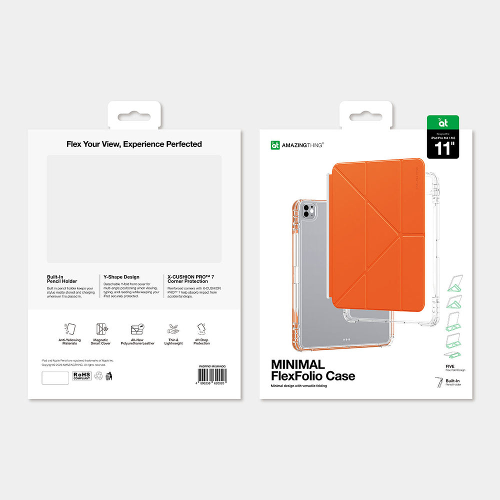 AmazingThing Minimal Case for iPad Pro M5 11" - Orange_6