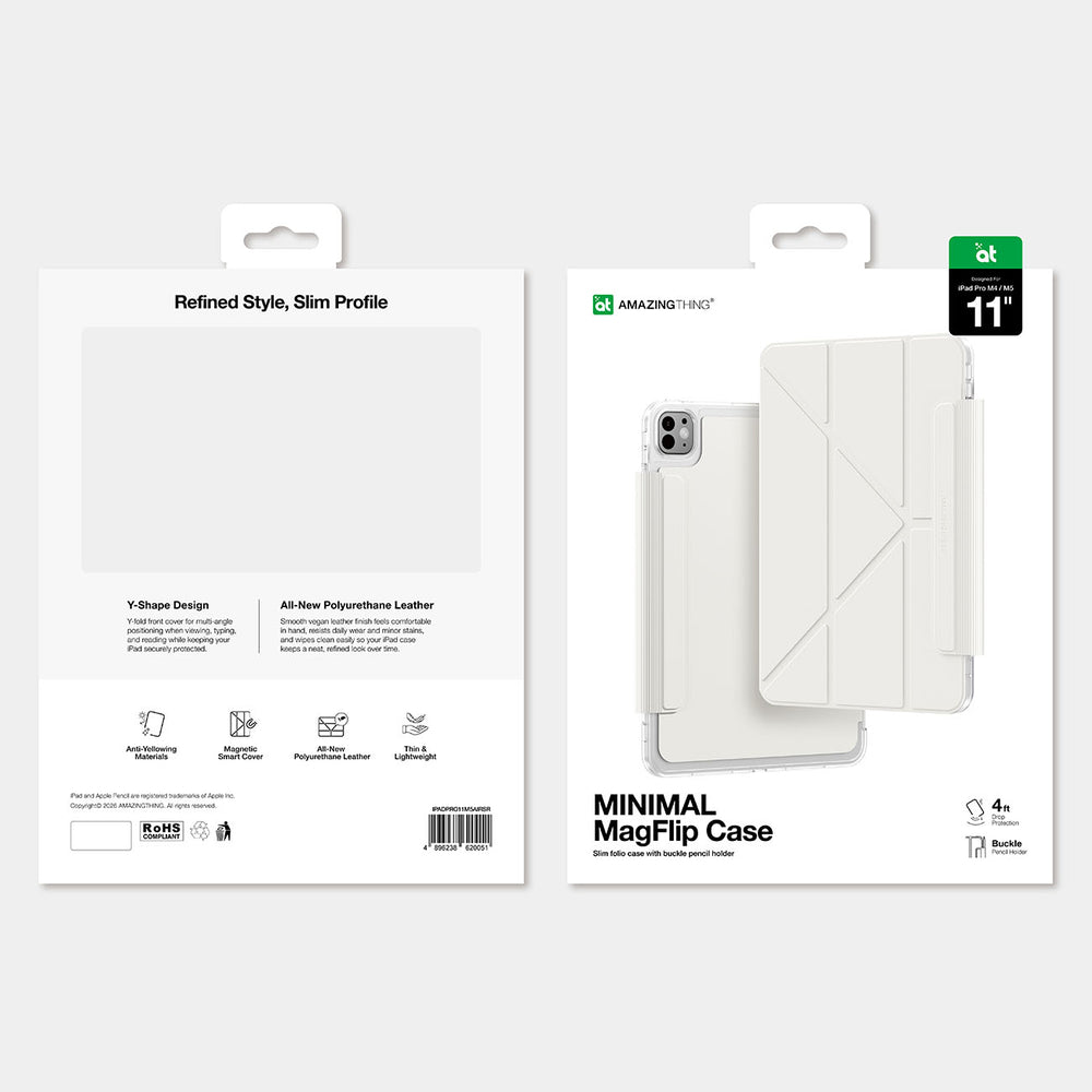 AmazingThing Minimal Mag Case for iPad Pro M5 11" - White_6