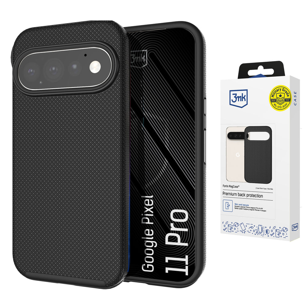 3mk Fortis MagCase for Google Pixel 11 Pro - Black_0