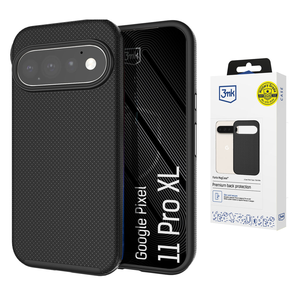 3mk Fortis MagCase for Google Pixel 11 Pro XL - Black_0
