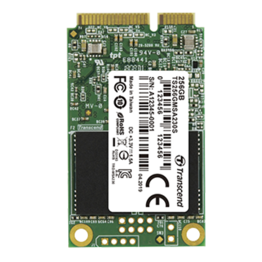 TS256GMSA230S - SSD mSATA da 256GB, SATA3, 3D TLC_0