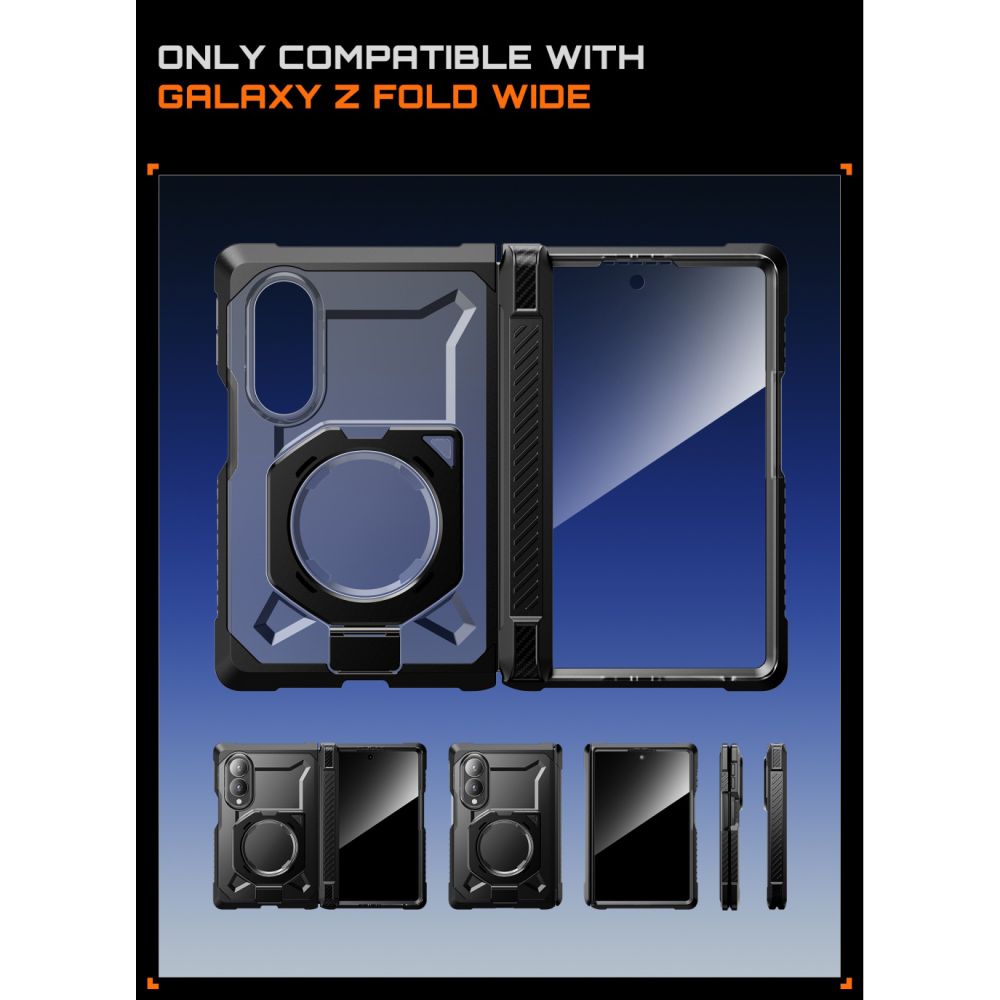 Supcase UB Grip Mag MagSafe Case for Samsung Galaxy Z Fold 8 - Black_3