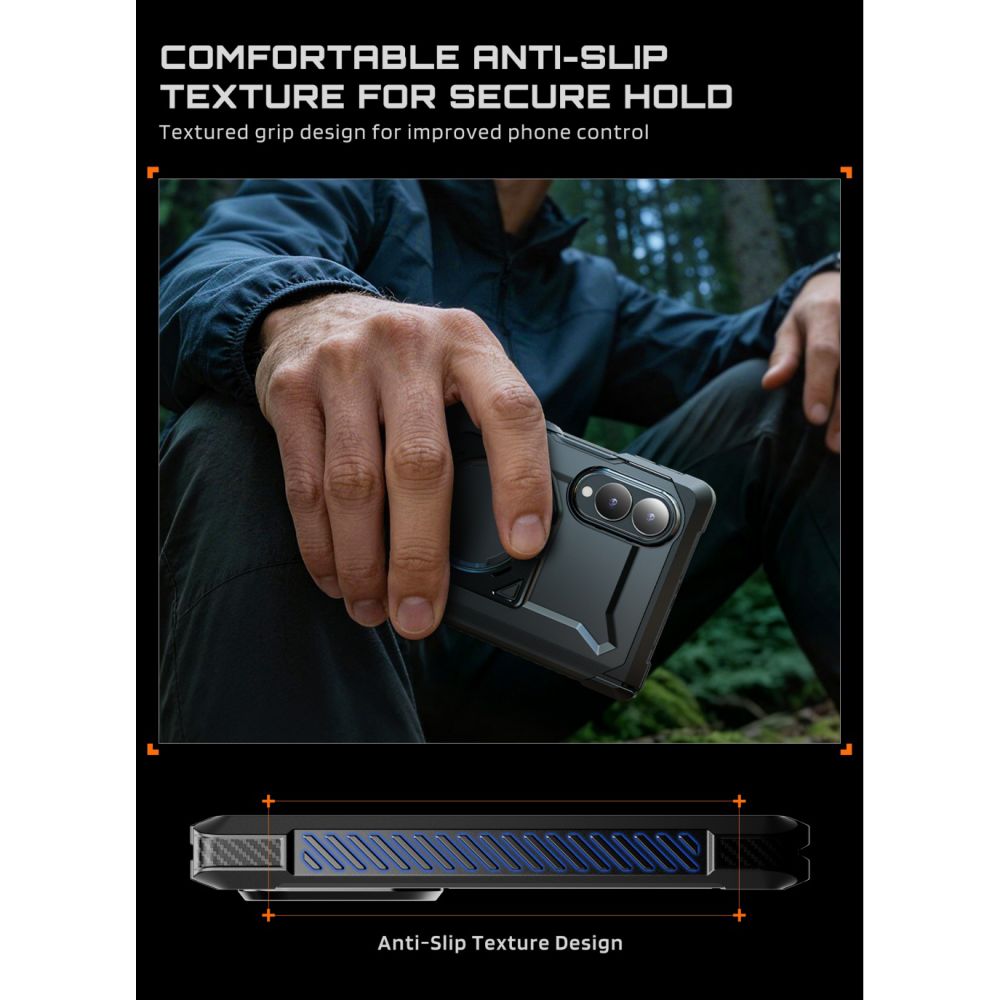 Supcase UB Grip Mag MagSafe Case for Samsung Galaxy Z Fold 8 - Black_8