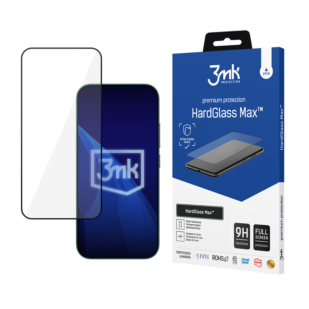 3mk HardGlass Max Black tempered glass for Xiaomi 17/17 Pro_0