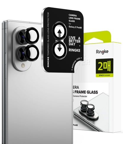 Ringke Camera Frame Protector 2-Pack for Samsung Galaxy Z Fold 8 - Black_0