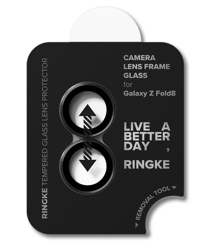 Ringke Camera Frame Protector 2-Pack for Samsung Galaxy Z Fold 8 - Black_3