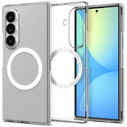 Spigen AirSkin MagFit Case for Samsung Galaxy Z Fold 8 Ultra - Clear and White_0