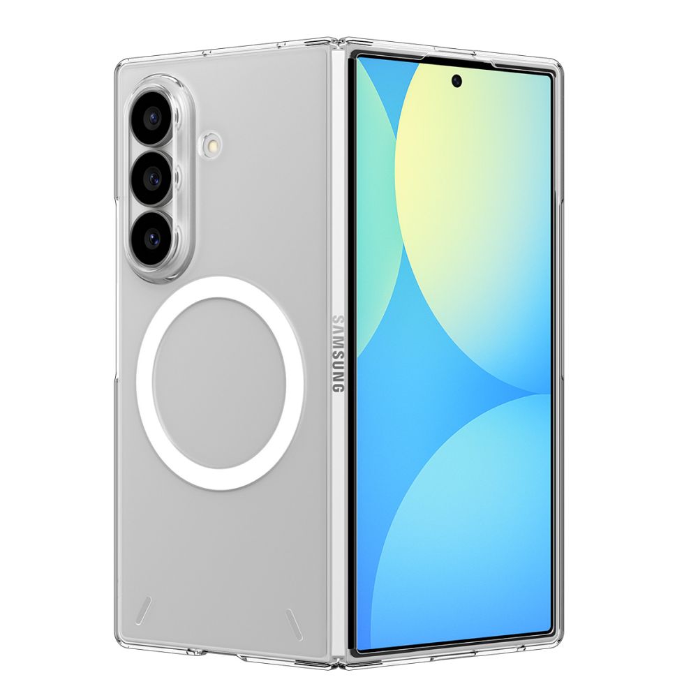 Spigen AirSkin MagFit Case for Samsung Galaxy Z Fold 8 Ultra - Clear and White_1