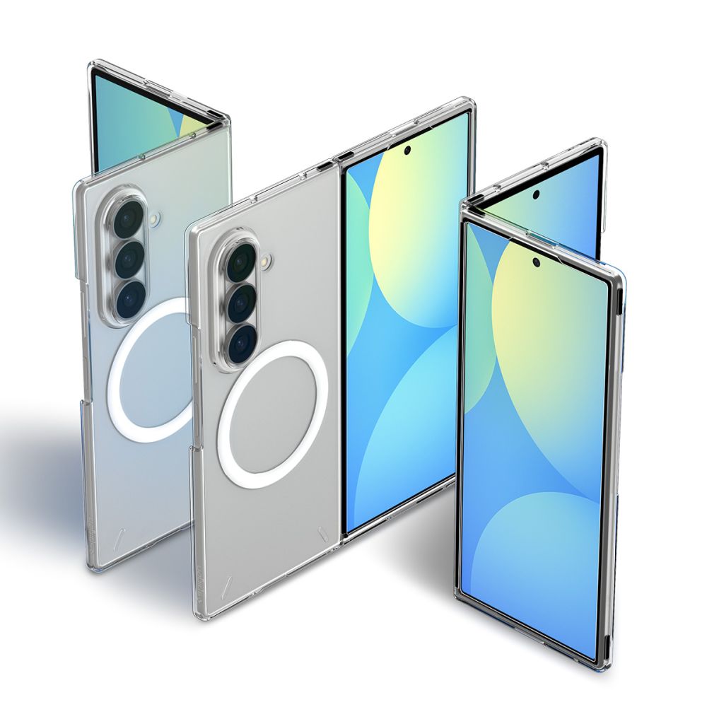 Spigen AirSkin MagFit Case for Samsung Galaxy Z Fold 8 Ultra - Clear and White_3