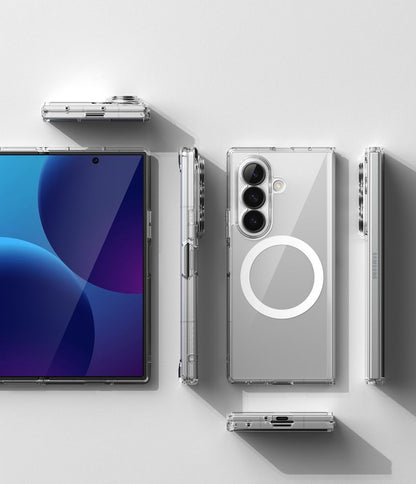 Ringke Fusion Magnetic Magsafe Case for Samsung Galaxy Z Fold 8 Ultra - Clear_4