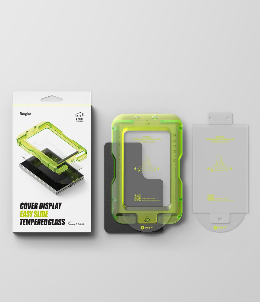 Ringke Cover Display Pro 2-Pack Tempered Glass for Samsung Galaxy Z Fold 8_6