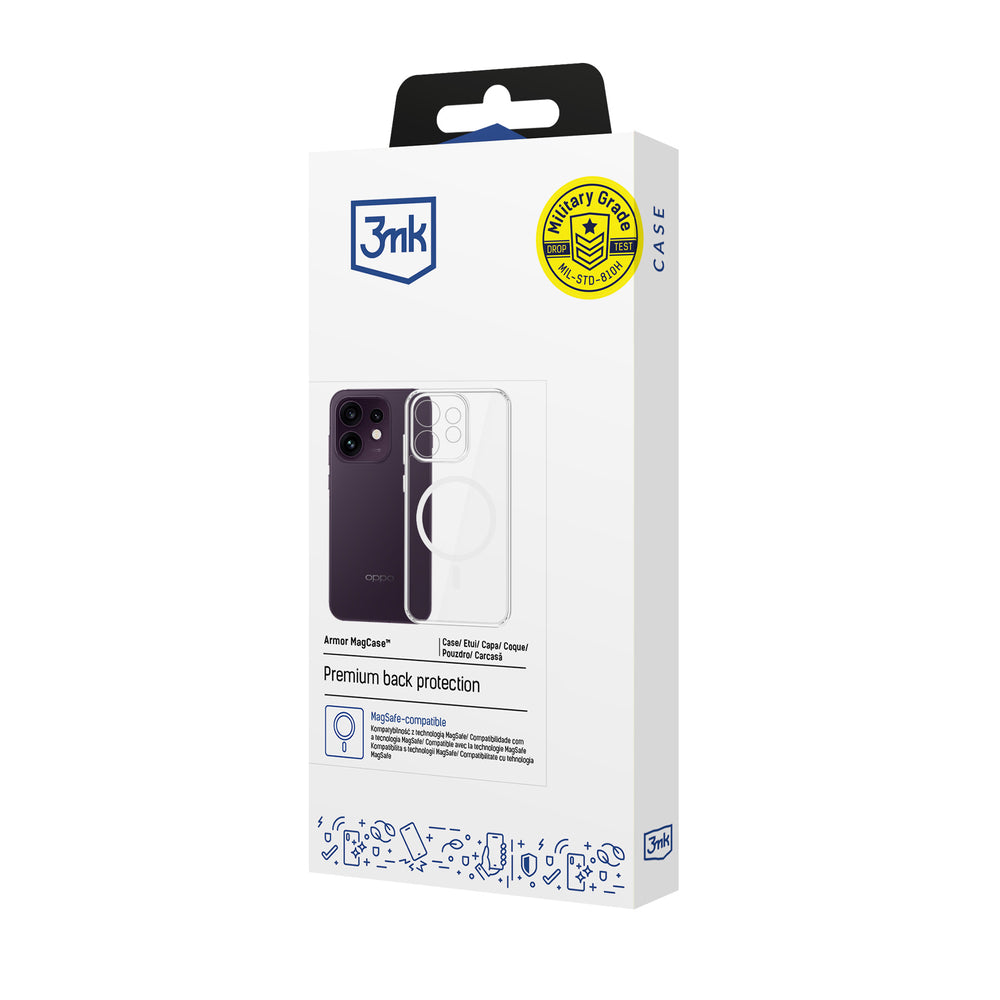 Etui 3mk Armor Magcase na Oppo Reno 16 F / Reno 16 FS (CPH2859) - przezroczyste_4