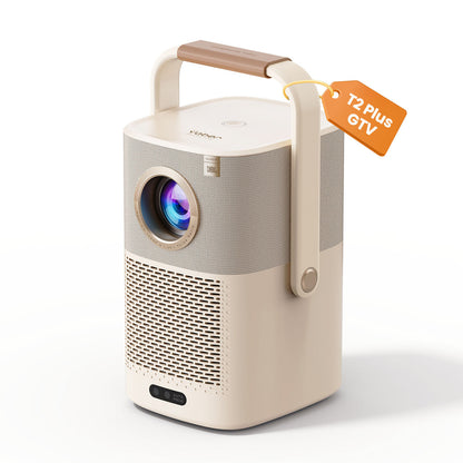 Yaber T2 Plus GTV 1080p 450 ANSI Google TV JBL Dolby Audio Multimedia Projector with Battery - Beige_1