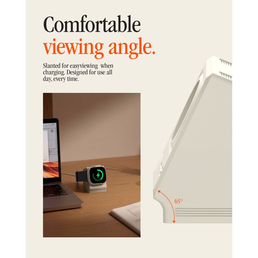 Spigen Classic LS Apple Watch Stand - Beige_3