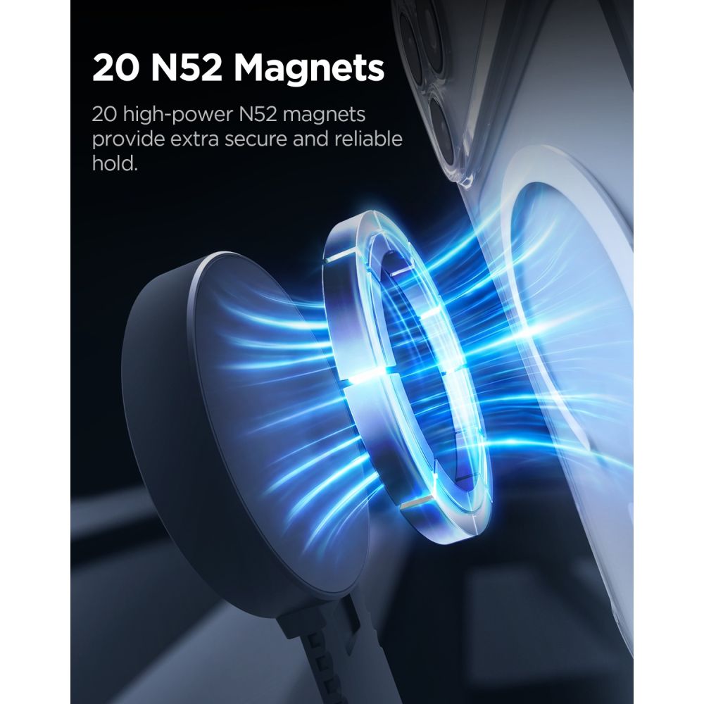Spigen MFT35-1 MagSafe Autohalterung für das Armaturenbrett – Schwarz_9