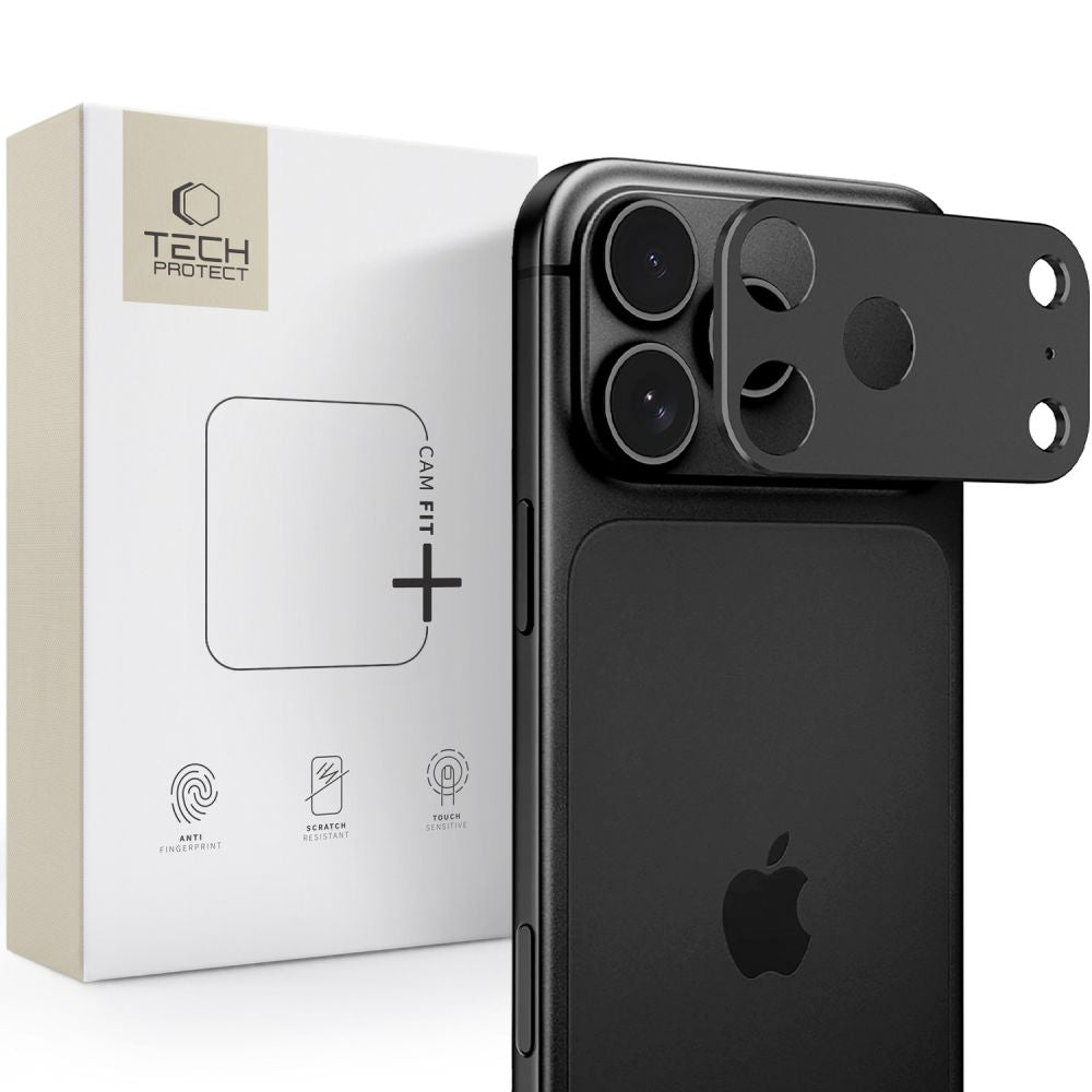Tech-Protect Camalloy Fit+ Camera Cover for iPhone 18 Pro Max - Black_0