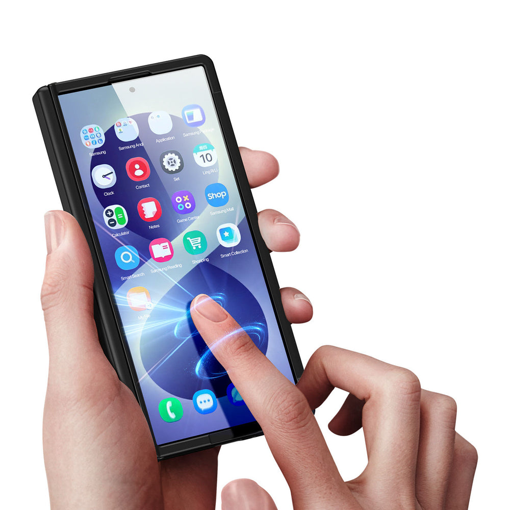 Dux Ducis Kind Case for Samsung Galaxy Z Fold 8 Ultra / Z Fold 7 with Stand Compatible with MagSafe - Black_10