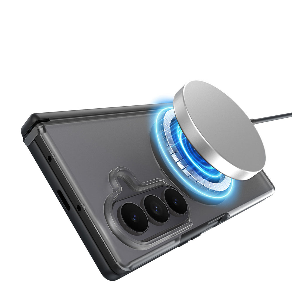 Dux Ducis Kind Case for Samsung Galaxy Z Fold 8 Ultra / Z Fold 7 with Stand Compatible with MagSafe - Black_11