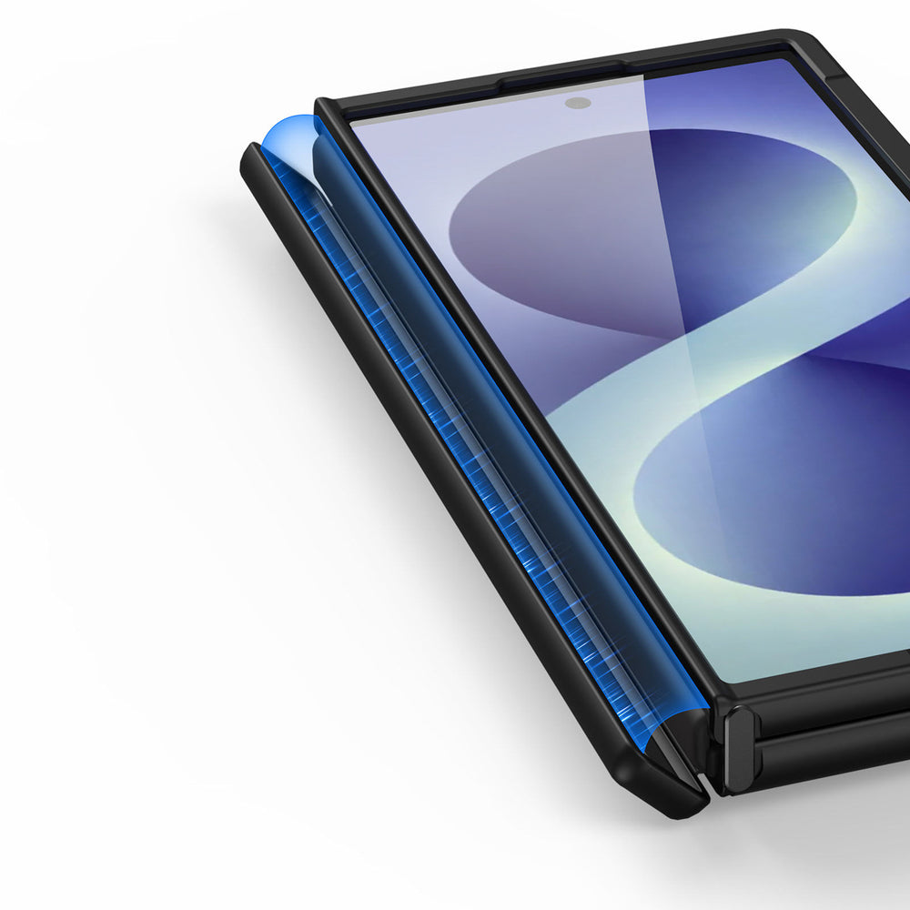 Dux Ducis Kind Case for Samsung Galaxy Z Fold 8 Ultra / Z Fold 7 with Stand Compatible with MagSafe - Black_8
