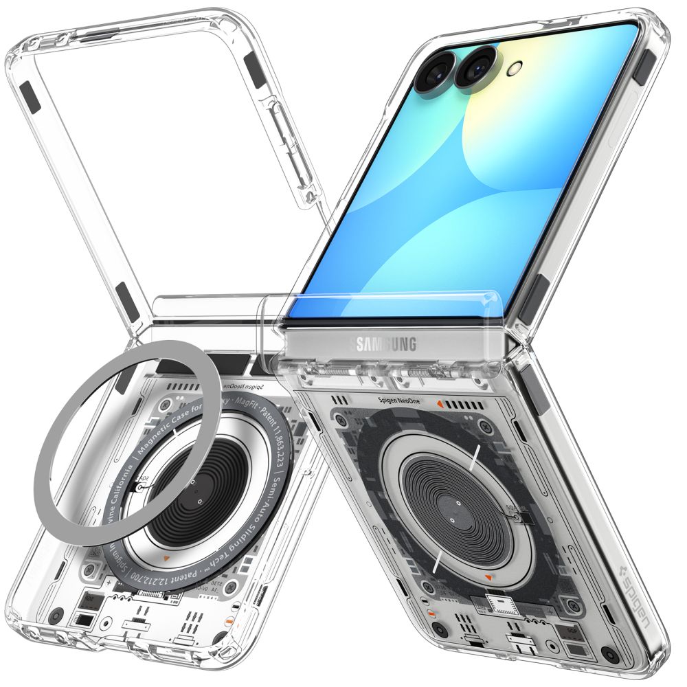 Spigen Ultra Hybrid Pro MagSafe Case for Samsung Galaxy Z Flip 8 Neo One - Gray/Black_1