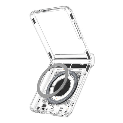 Spigen Ultra Hybrid Pro MagSafe Case for Samsung Galaxy Z Flip 8 Neo One - Gray/Black_2