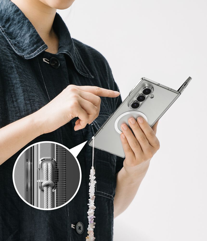 Ringke Slim Magnetic MagSafe Case for Samsung Galaxy Z Fold 8 - Transparent_7