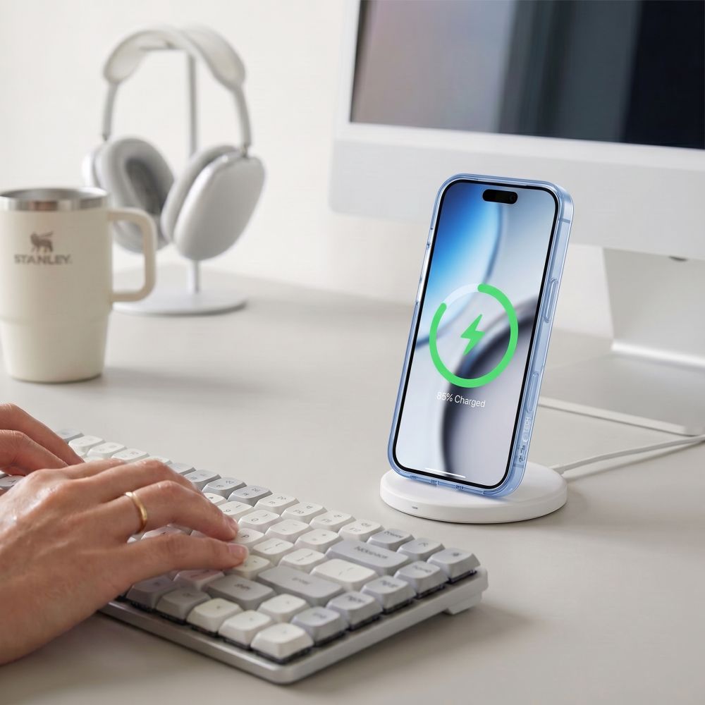 Tech-Protect MagPeak MagSafe CC Case for iPhone 18 Pro / 17 Pro - Clear_3