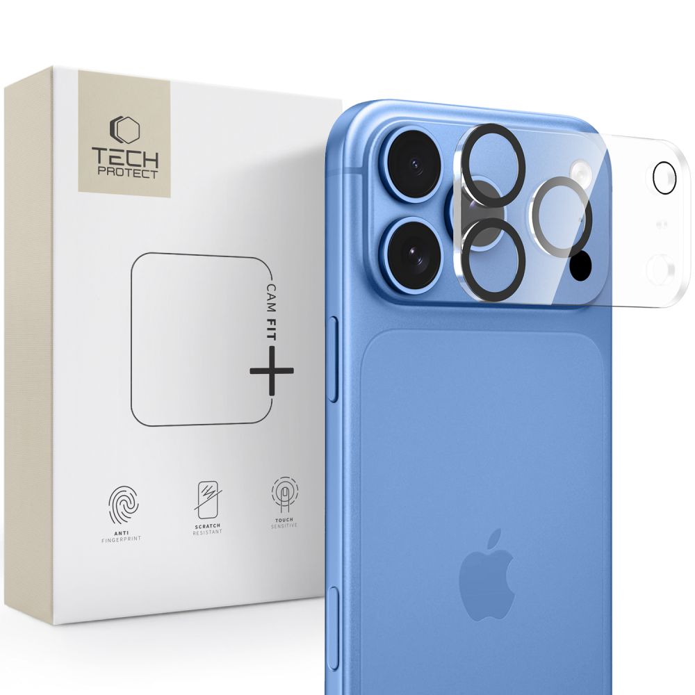 Tech-Protect Cam Fit+ Camera Cover for iPhone 18 Pro - Clear_0