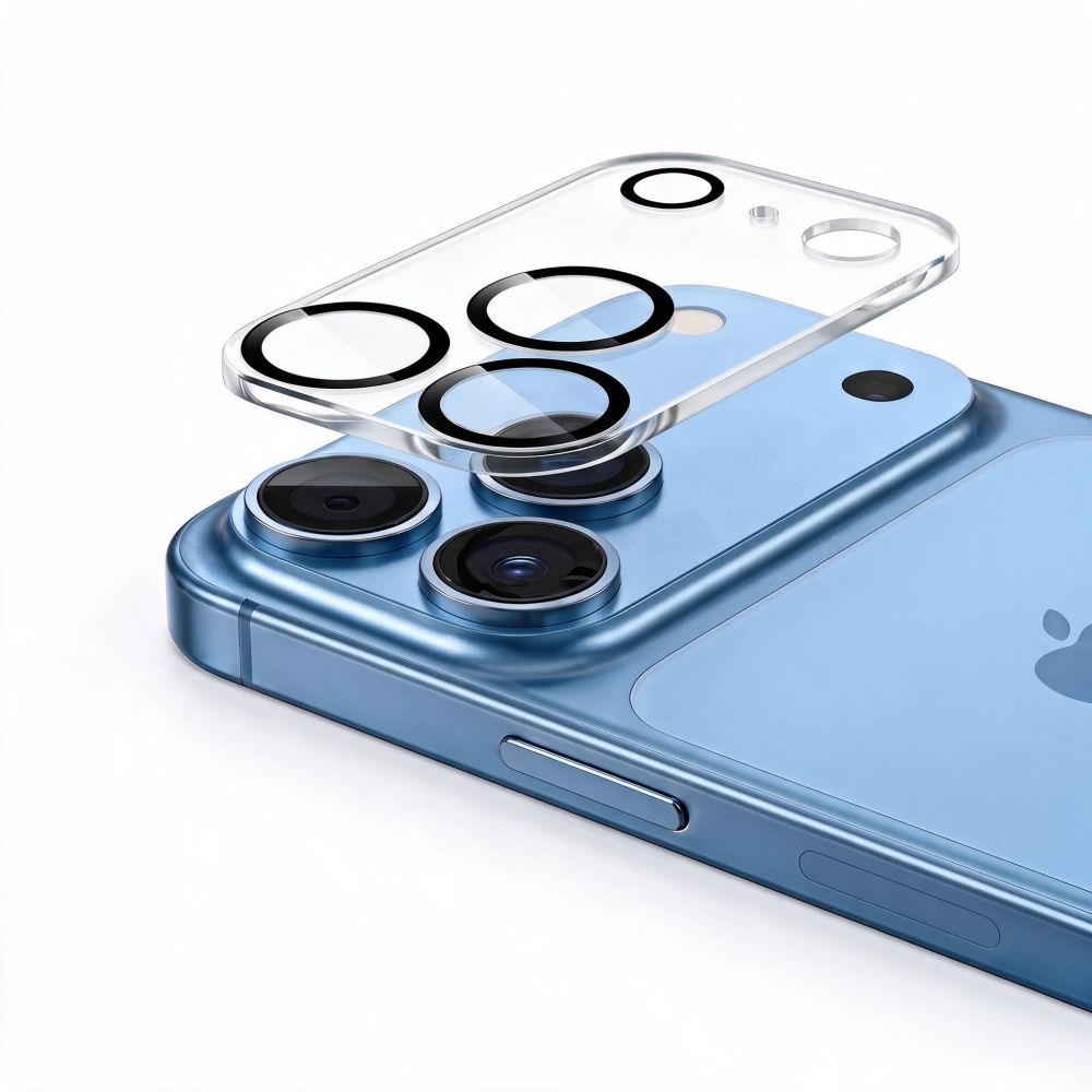 Tech-Protect Cam Fit+ Camera Cover for iPhone 18 Pro Max - Clear_3
