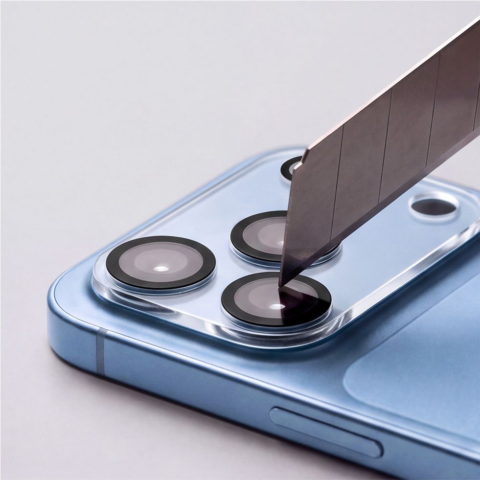 Tech-Protect Cam Fit+ Camera Cover for iPhone 18 Pro Max - Clear_4