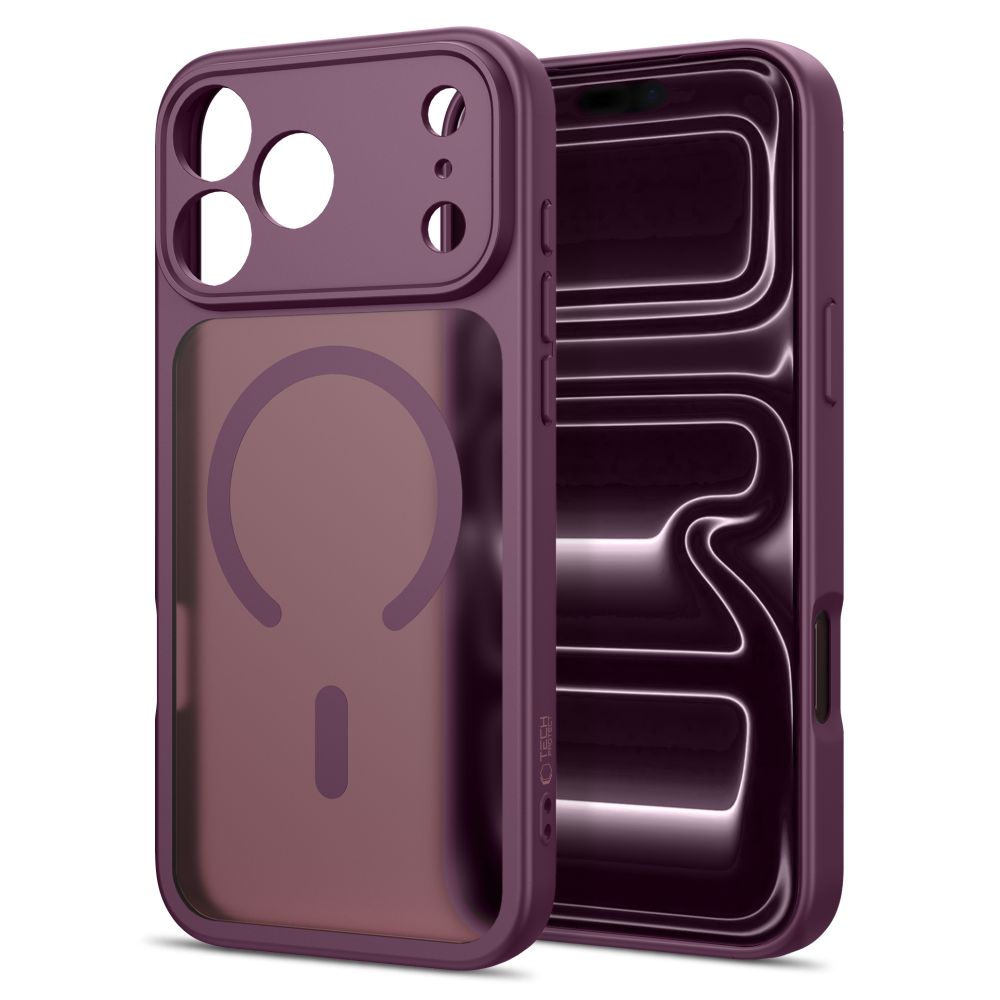 Tech-Protect BasicMag MagSafe Case for iPhone 17 Pro / 18 Pro - Burgundy Matte_1