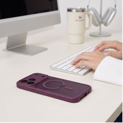 Tech-Protect BasicMag MagSafe Case for iPhone 17 Pro / 18 Pro - Burgundy Matte_4