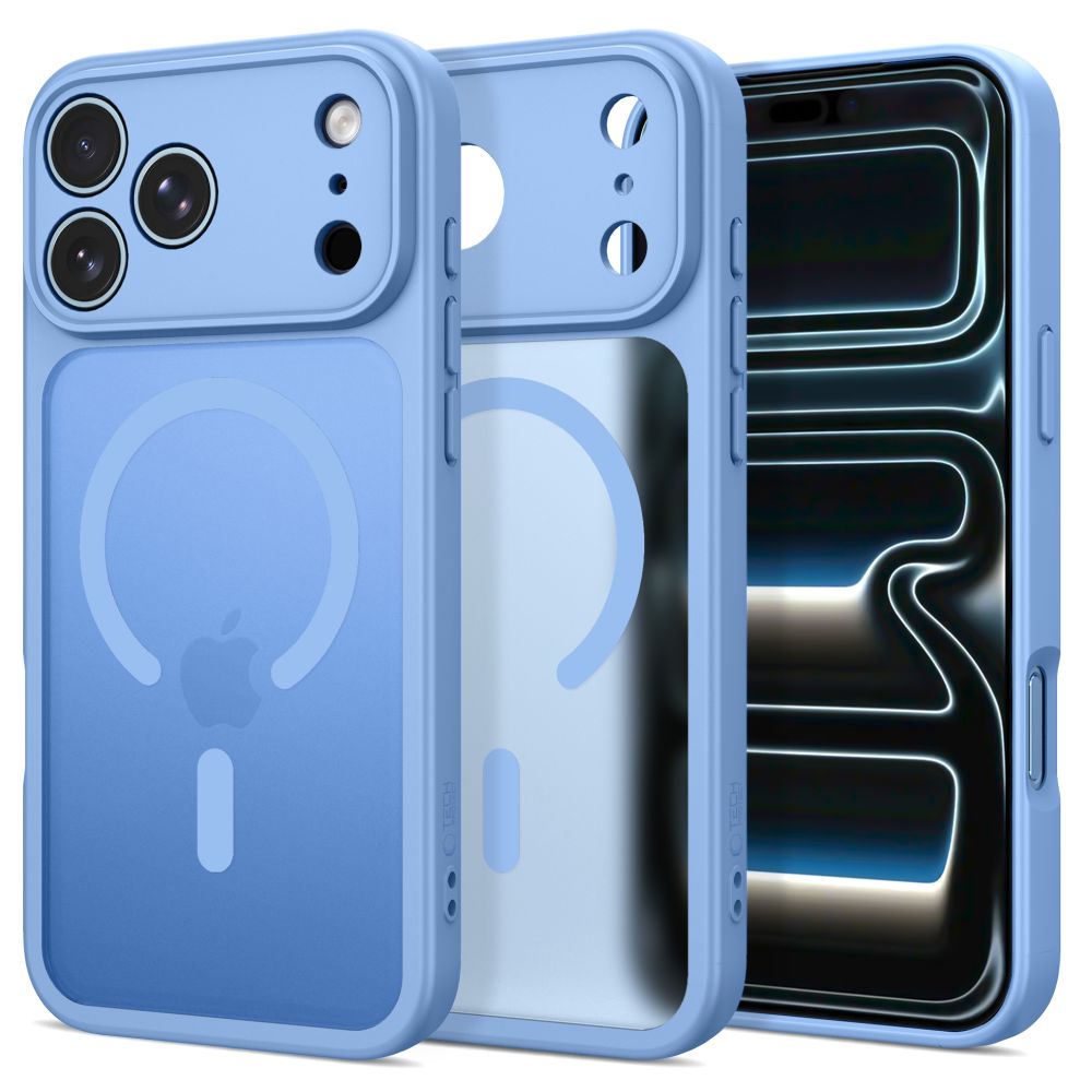 Tech-Protect BasicMag MagSafe case for iPhone 17 Pro / 18 Pro - light blue matte_0