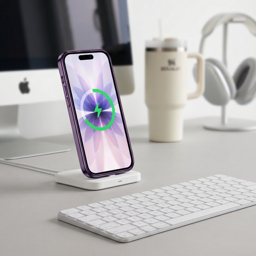 Tech-Protect MagFlex Case for iPhone 17 - Transparent Purple_4