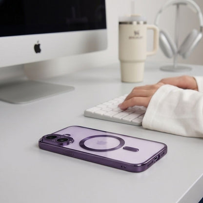 Tech-Protect MagFlex Case for iPhone 17 - Transparent Purple_8