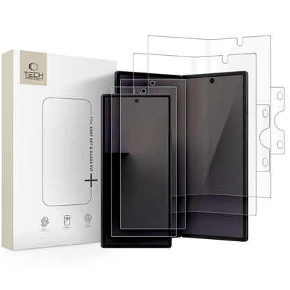 Protective set: 2x Tech-Protect Glass Fit+ tempered glass + 2x Tech-Protect Hydro Flex+ 4in1 hydrogel film for Samsung Galaxy Z Fold 8 Ultra_0