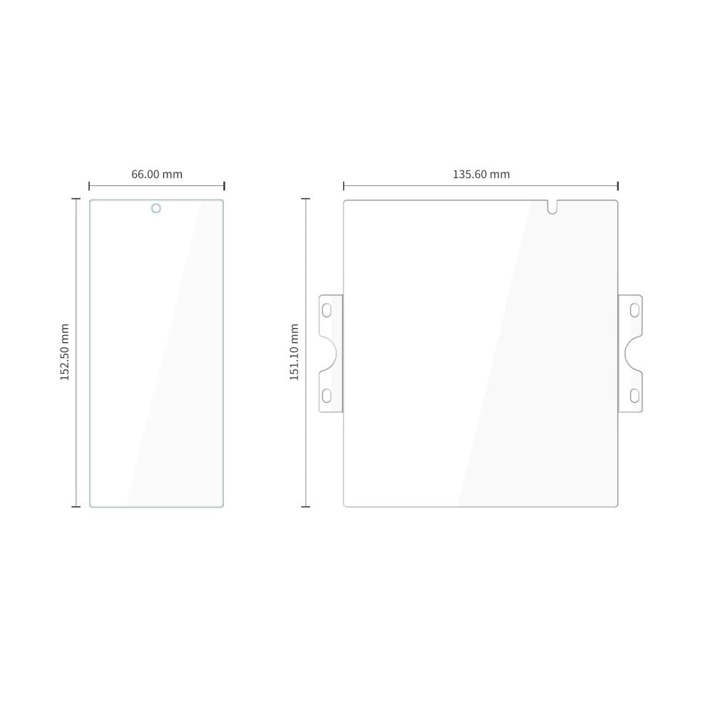 Protective set: 2x Tech-Protect Glass Fit+ tempered glass + 2x Tech-Protect Hydro Flex+ 4in1 hydrogel film for Samsung Galaxy Z Fold 8 Ultra_1