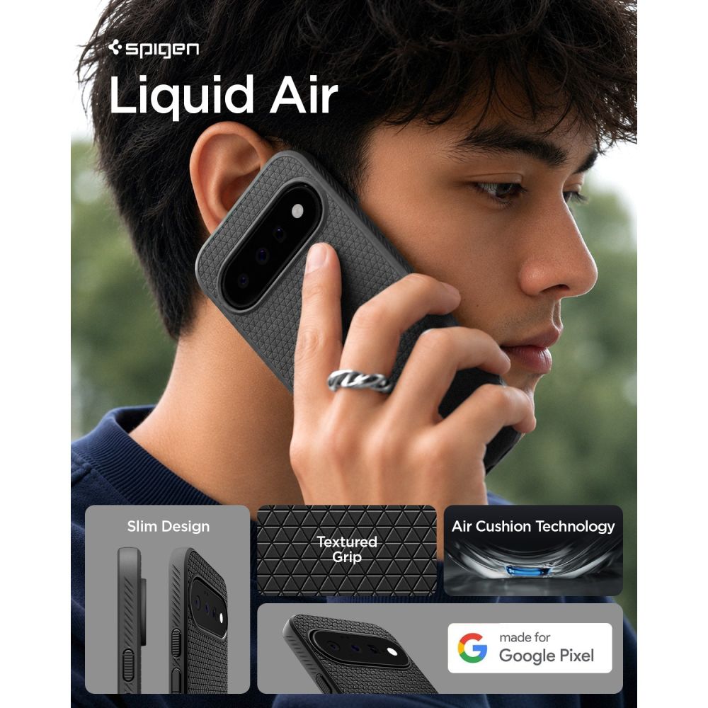 Spigen Liquid Air Case for Google Pixel 11 - Matte Black_7