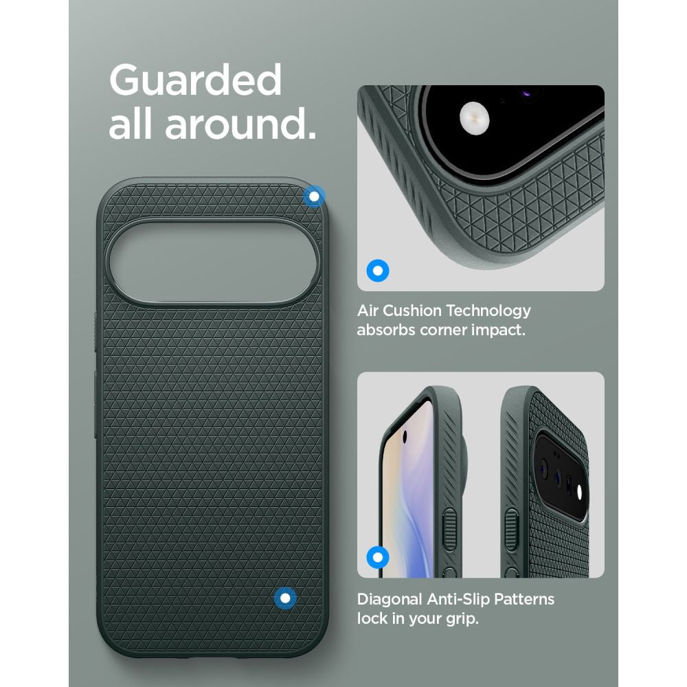 Spigen Liquid Air Mag MagSafe Case for Google Pixel 11 - Dark Green_9
